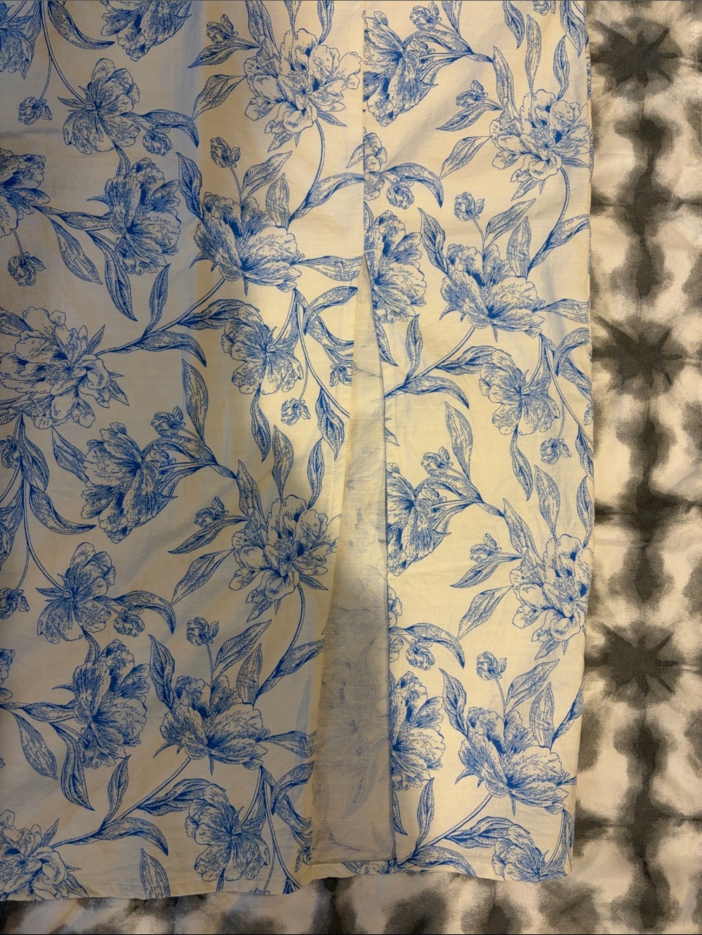 A New Day Blue Floral Two-Piece Skirt Set - Picture 6 of 6